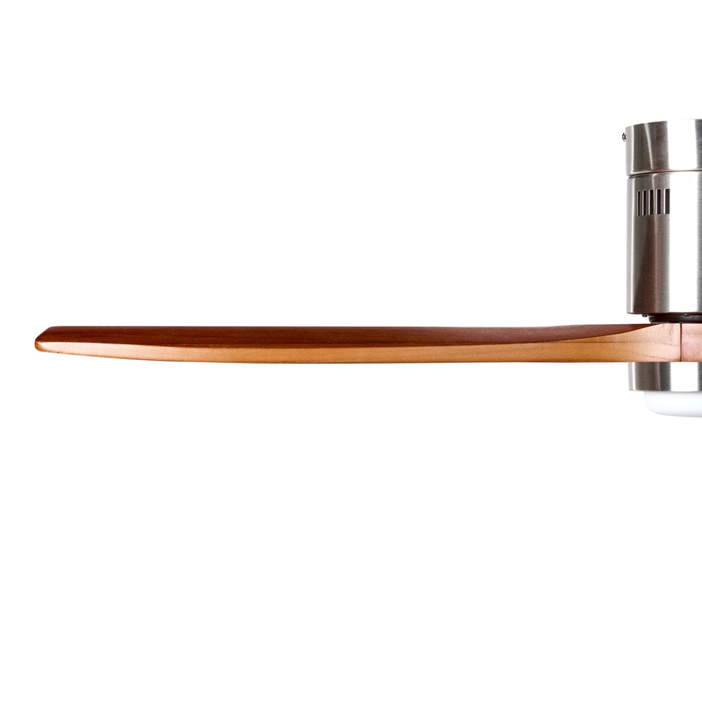 Ventilatore da soffitto con telecomando in legno marrone Moderno soggiorno scandinavo