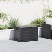 Baulo di Stoccaggio per Giardino - Antracite, 77.5 x 54.5 x 53 cm, Plastica, 170 L