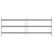 Grate per Finestre Regolabili 3 Barre Trasversali 700-1050 mm CFW3628675