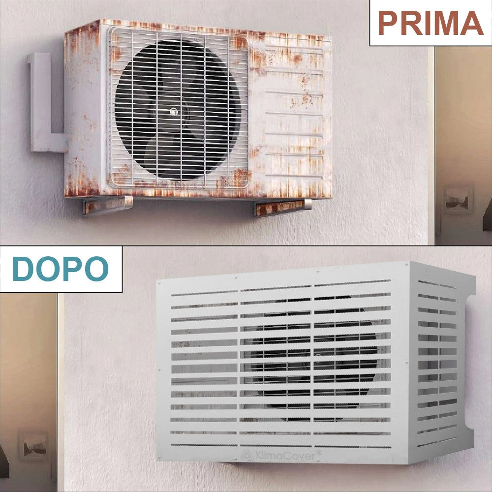 Copri Condizionatore 96x52x82 cm in Alluminio Classic L Bianco