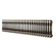 Radiatore 2 Colonne Orizzontale Metallo Grezzo 300x1460 mm
