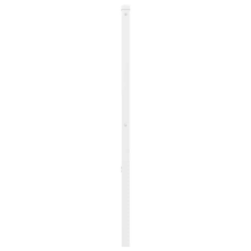 Testiera di Ricambio in Metallo Bianco 120 cm 374321