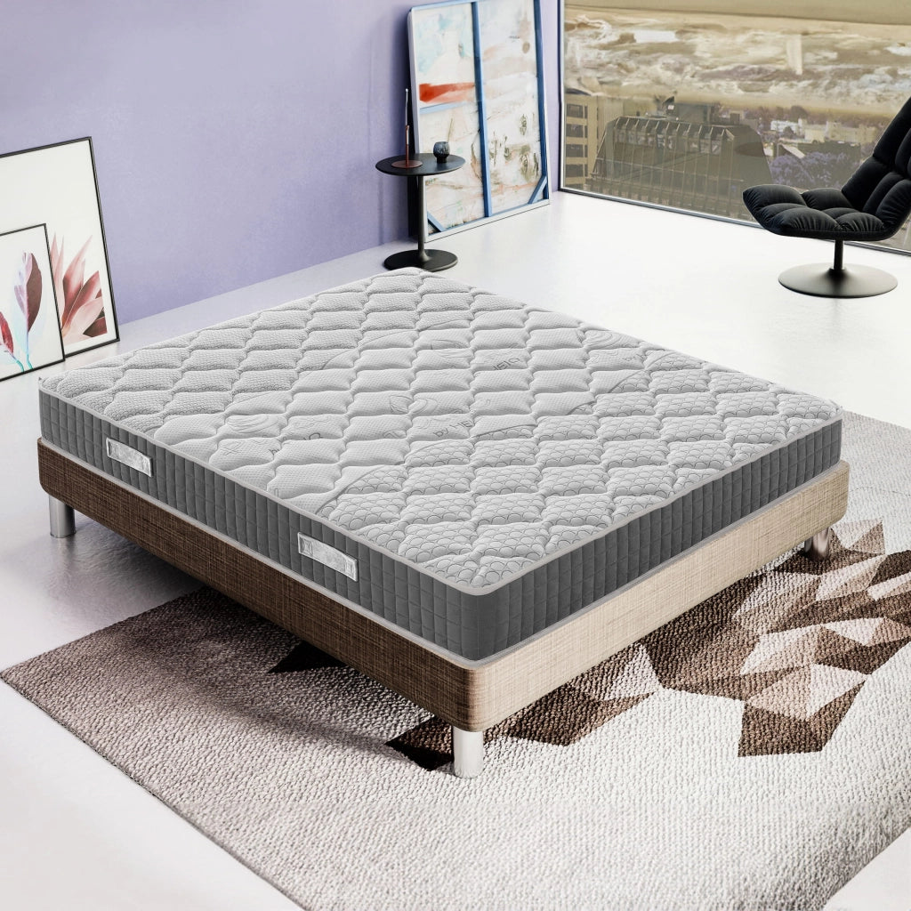 Materasso Piazza e Mezza 140x190 in Memory Foam SuperFresh - Alto 20 cm - Alleviamento punti di pressione - Hermes