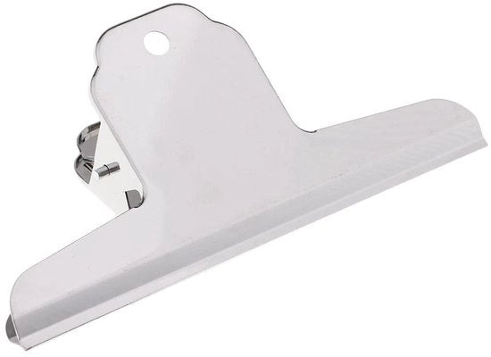Clip di fissaggio robusto in acciaio inossidabile - 12cm - Clip di carta - Organizzazione documenti - Ufficio
