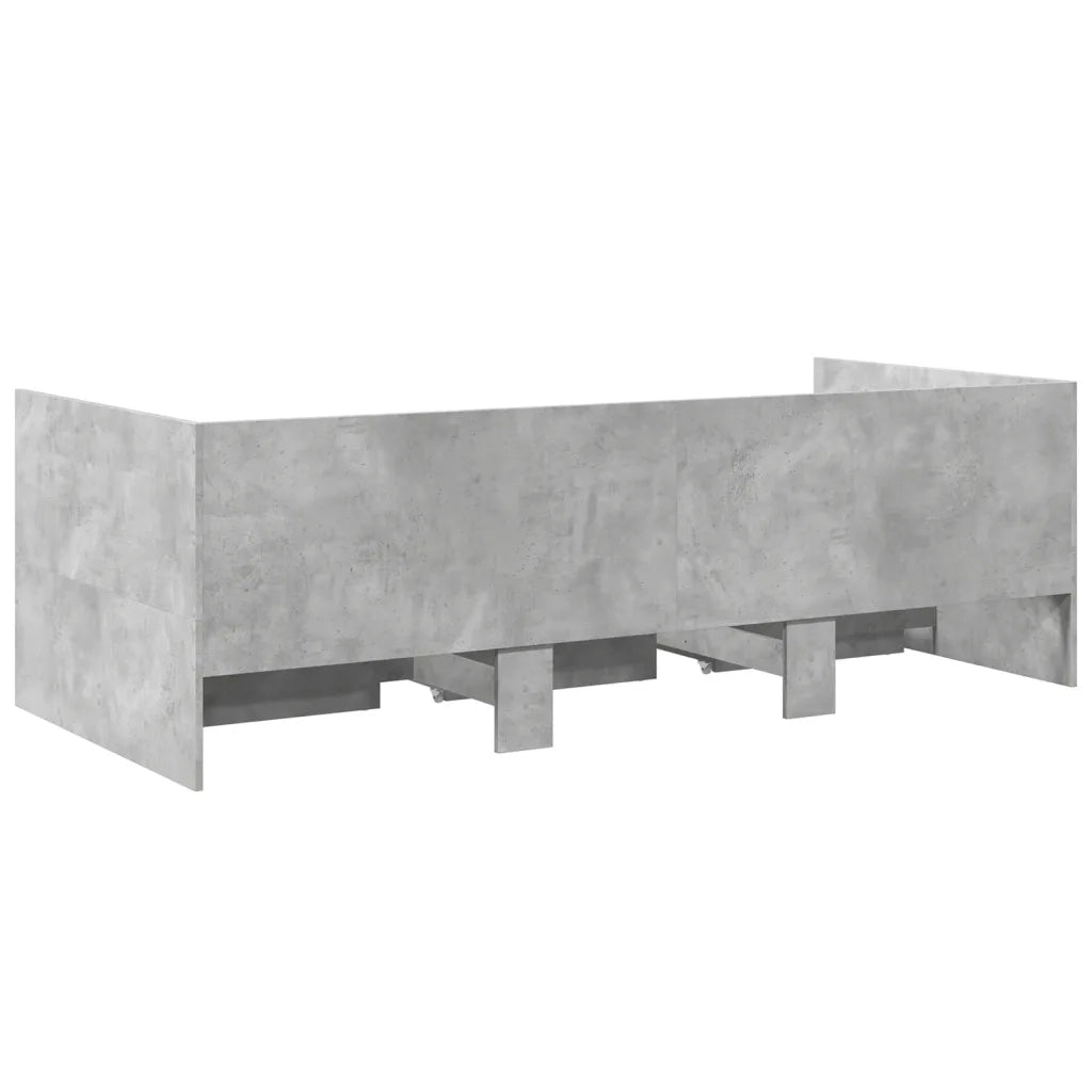 Divano Letto con Cassetti senza Materasso 90x190 cm