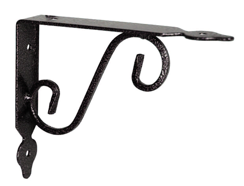 MENSOLE ORNAMENTALI BRACKETS EXTRA STRONG NERO/BRONZO- - mm.140x25x110h. (5x4) - 10 pezzi