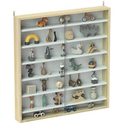 Vetrina da parete con ante scorrevoli ¨C Xylo ¨C 6 ripiani vetro 80x9.5x83 cm