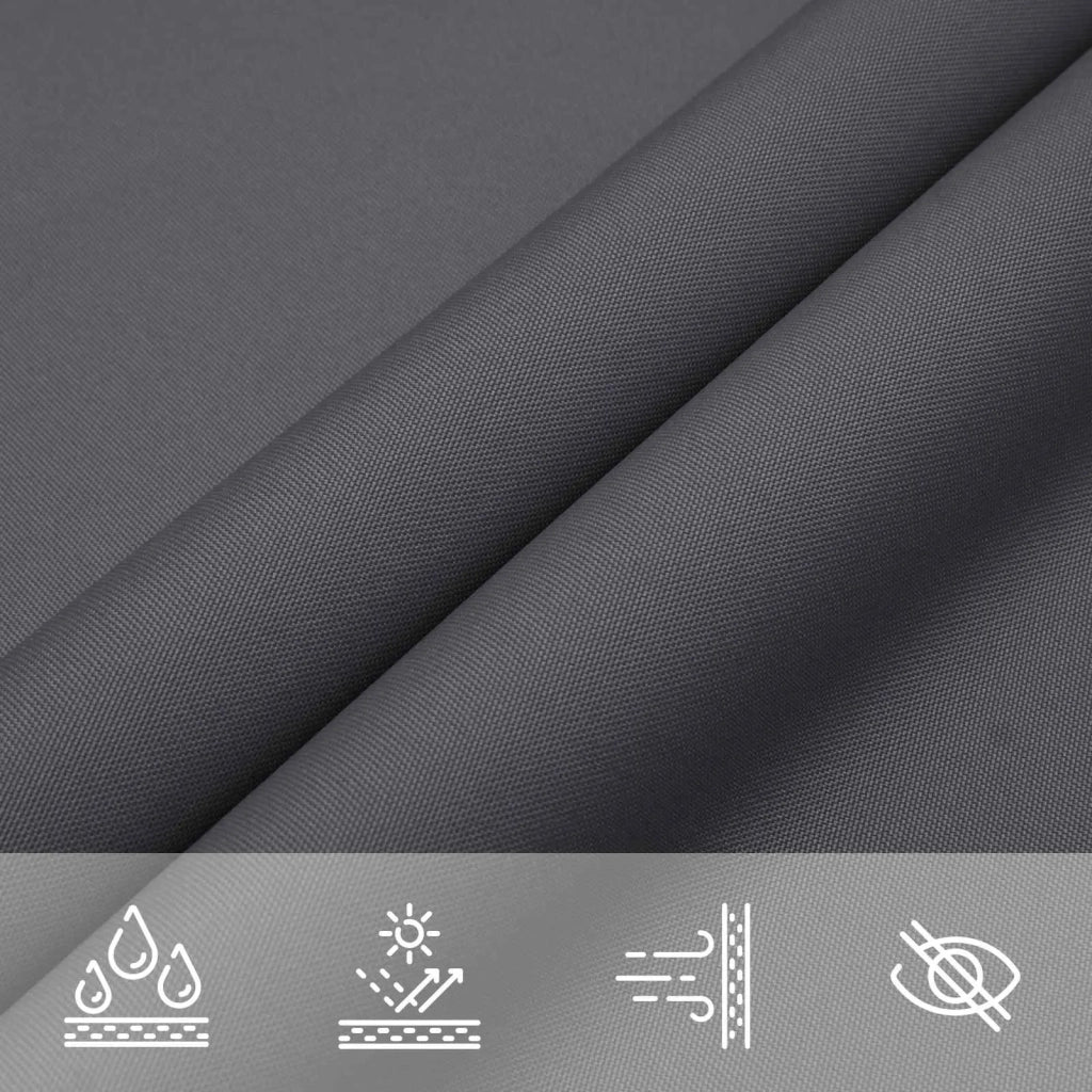 Vela da ombra solare 6 x 2 m Oxford rivestito in PU
