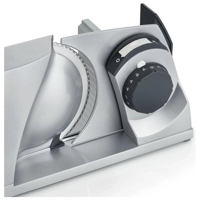 Graef MT1000EU MYtiny Affettatrice Elettrica Pieghevole lama 170 mm taglio 0-15 mm 170W colore Argento
