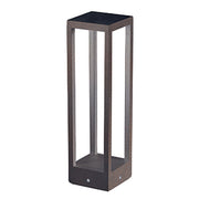 Home Paletto - Palo a led da giardino da fissare a terra - Luce notturna calda 3000K 230V 15W 1590lm Zafferano - Corten