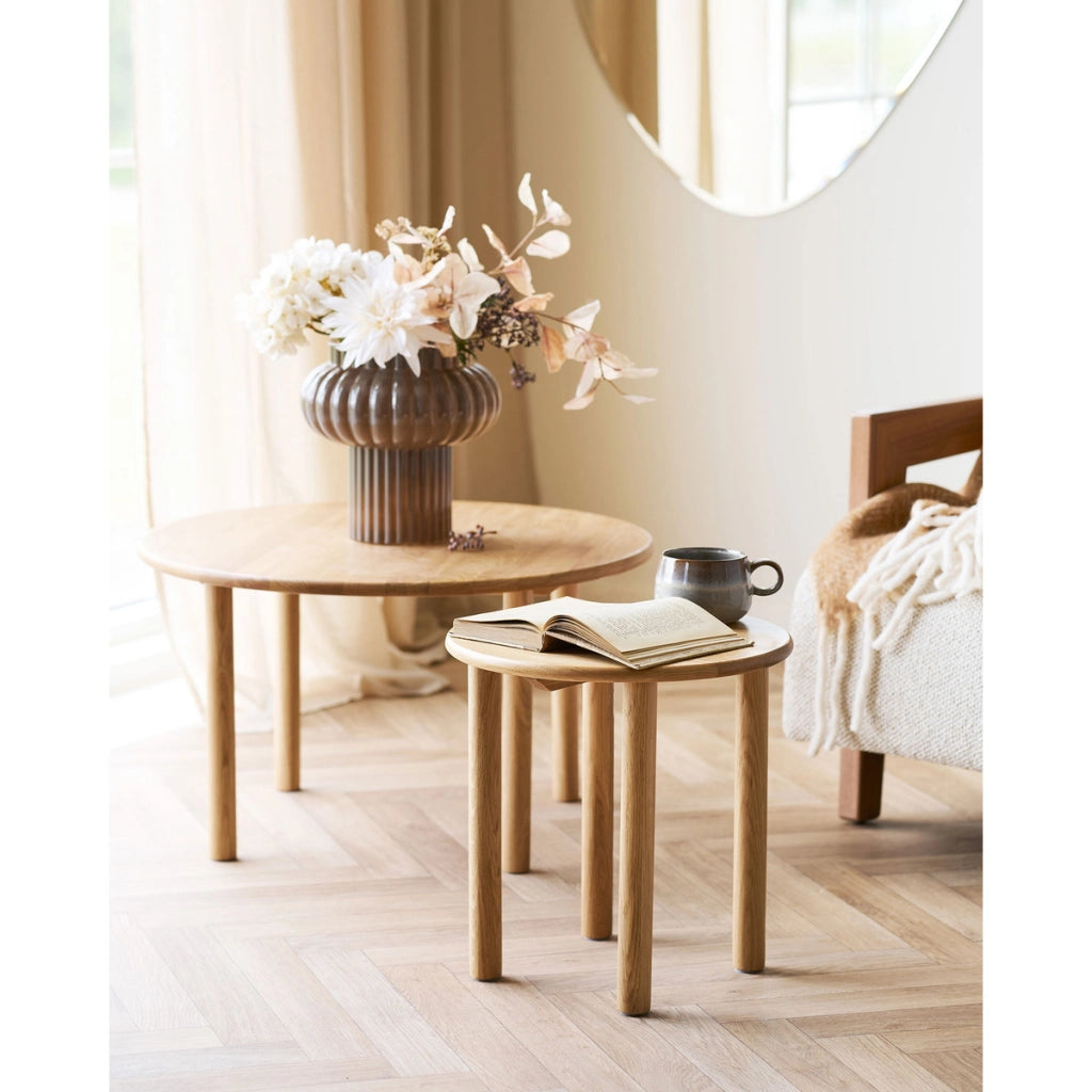 Tavolino Jena, Marrone, Legno, 70x70x40 cm