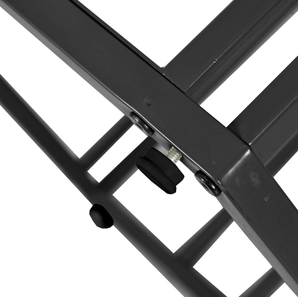 Tavolo da pranzo esagonale moderno 115;5 x 100 cm; piano effetto marmo bianco; base in metallo nero