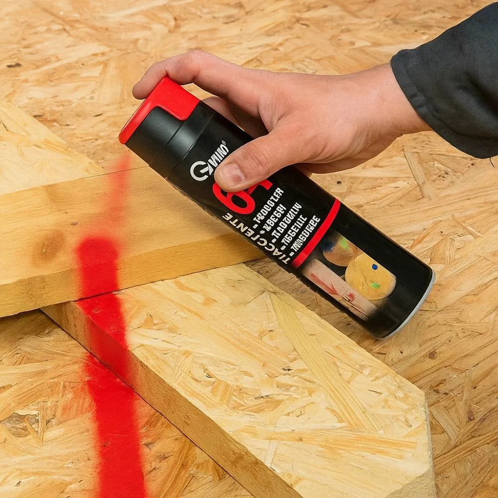 Vmd 64 vernice tracciante rossa spray per metalli e superfici industriali