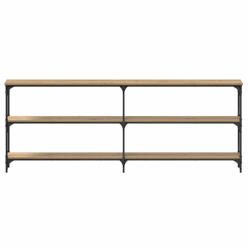 Tavolo Consolle | Tavolo d'Ingresso rovere artigianale 200 x 29 x 75 cm
