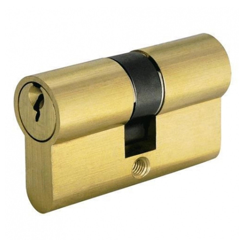 Trade Shop - Cilindro Ovale Da Infilare Lucchetto 60 Mm Con Chiavi Porta Serratura Lucchetto -