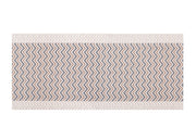 Tappeto Passatoia Tessuto Jacquard Linea Emozioni Dis. Zig Zag Twist Blu - 57x280 - Blu