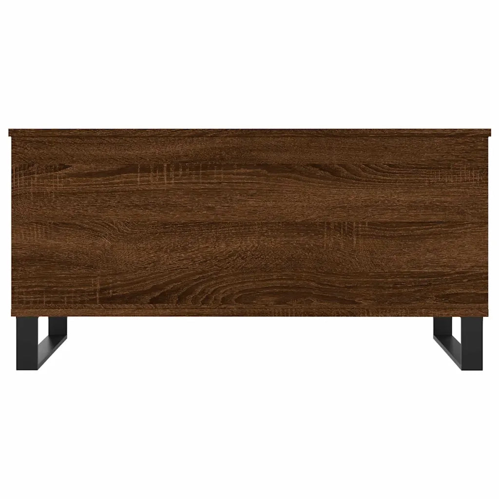 Tavolino salotto | Tavolino da caff¨¨ | Tavolino da Soggiorno Rovere Marrone 90x44,5x45 cm Legno Multistrato