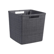Cesto Curver Jute quadrato grigio 17l cm 28x28x27 h