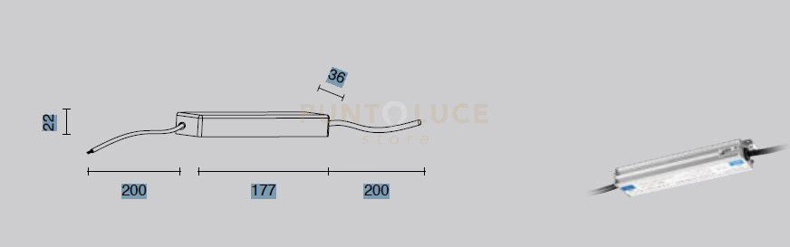 DRIVER IP65 100W  Vin 170-264Vac Vout 48 Vdc Ampere 2.1 A IP65