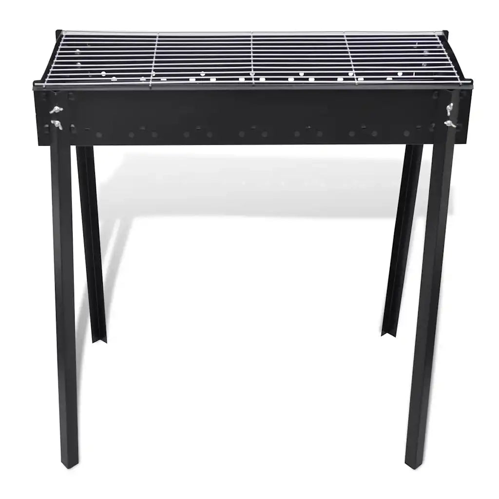 Supporto per BBQ a carbonella forma quadrata 75 x 28 cm cod mxl 12253