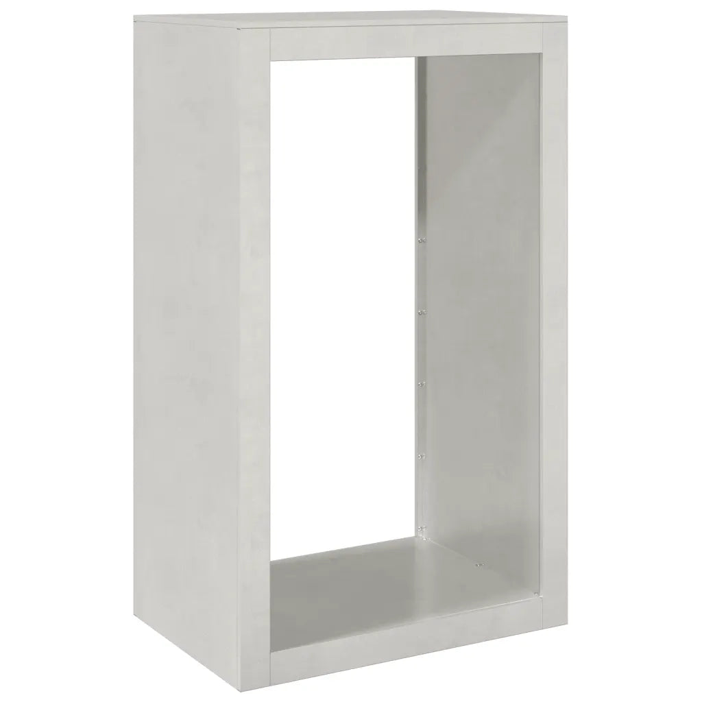 Rastrelliera per Legna da Ardere-Portalegna 60x40x100 cm in Acciaio Inox