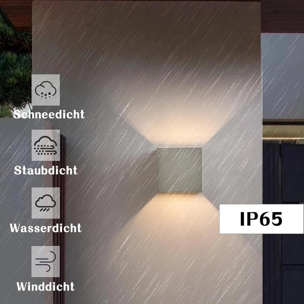 ZMH Lampada da parete a LED per interni 2ER lampada da parete per esterni luce moderna su e giù per il corridoio