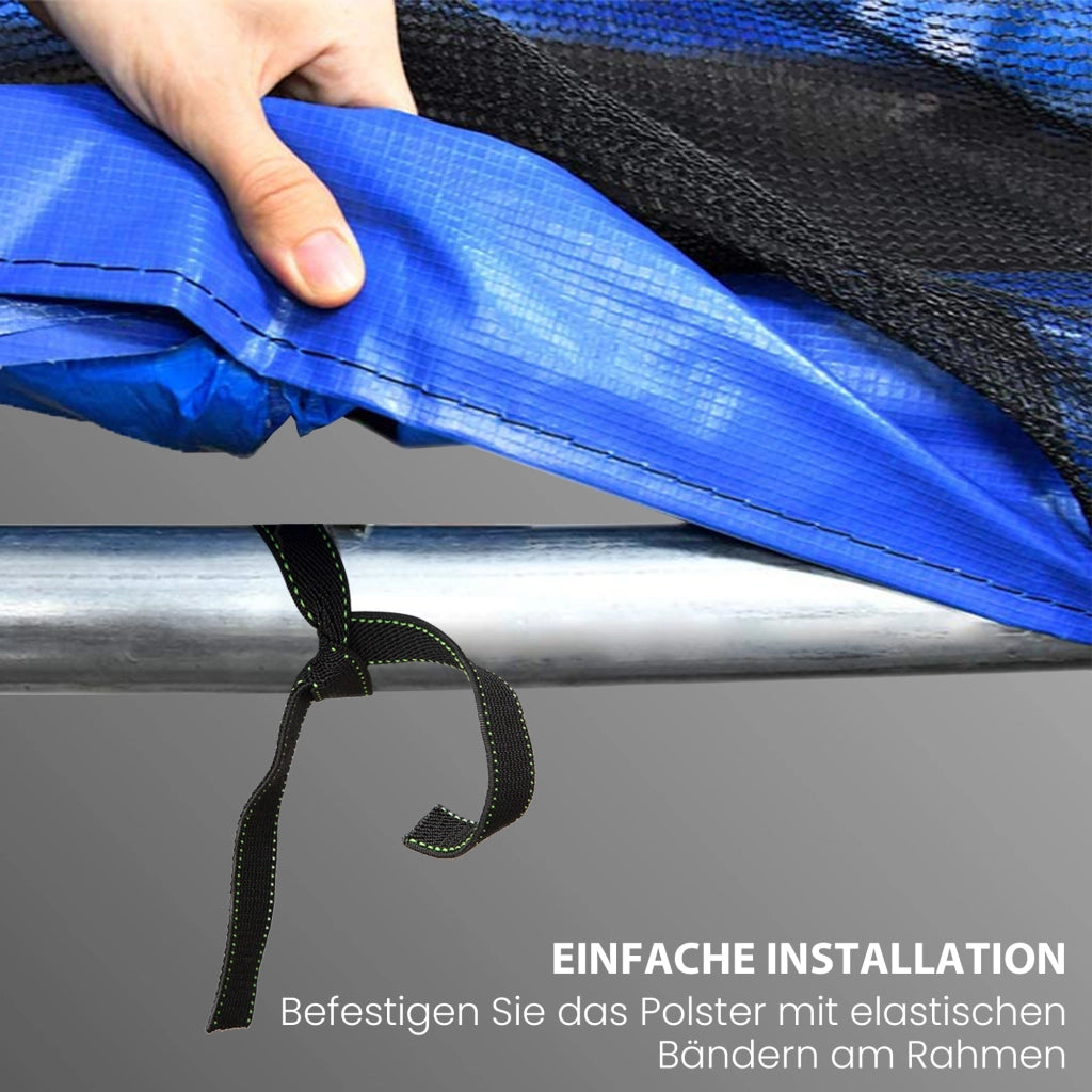 Copertura per Trampolino Esterno ¨C zephmum ¨C Blu, ?366 cm, Impermeabile