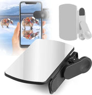 Kit di riflessi per smartphone con spiegolo regolabile - Ideale per Selfies, foto e video, inclusa valigetta di trasporto e clip universale, accessori per riflettori smartphone