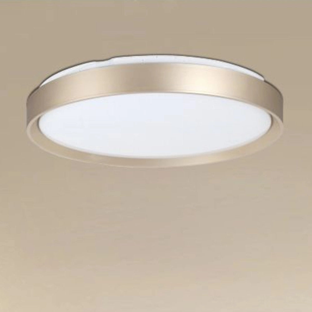 Trade Shop - Plafoniera Led Da Soffitto Circolare 60w Anello Oro Bianco Luce Fredda 6500k 77993 -
