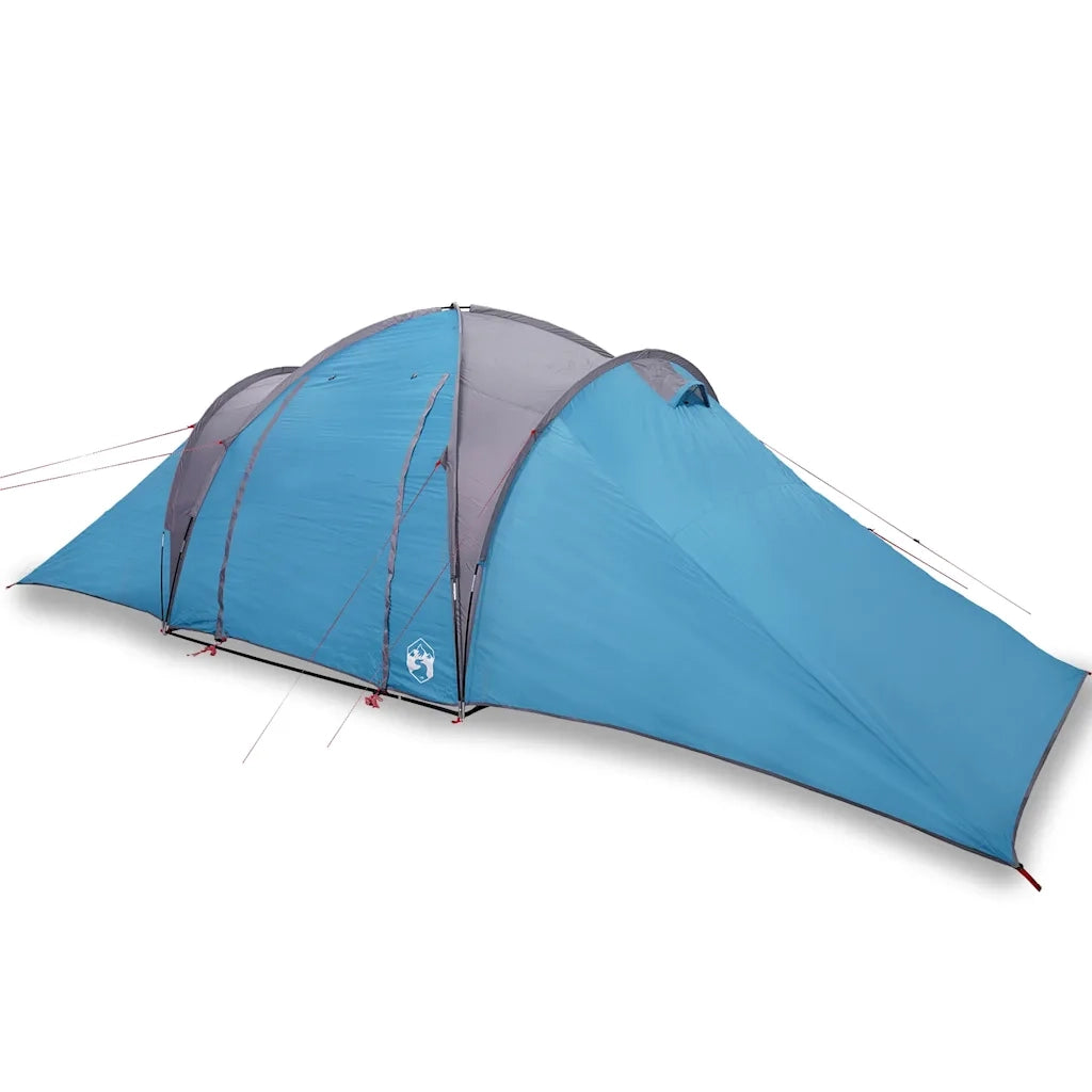 Tenda da Campeggio a Cupola per 4 Persone-Tenda per Escursionismo Blu Impermeabile 913058