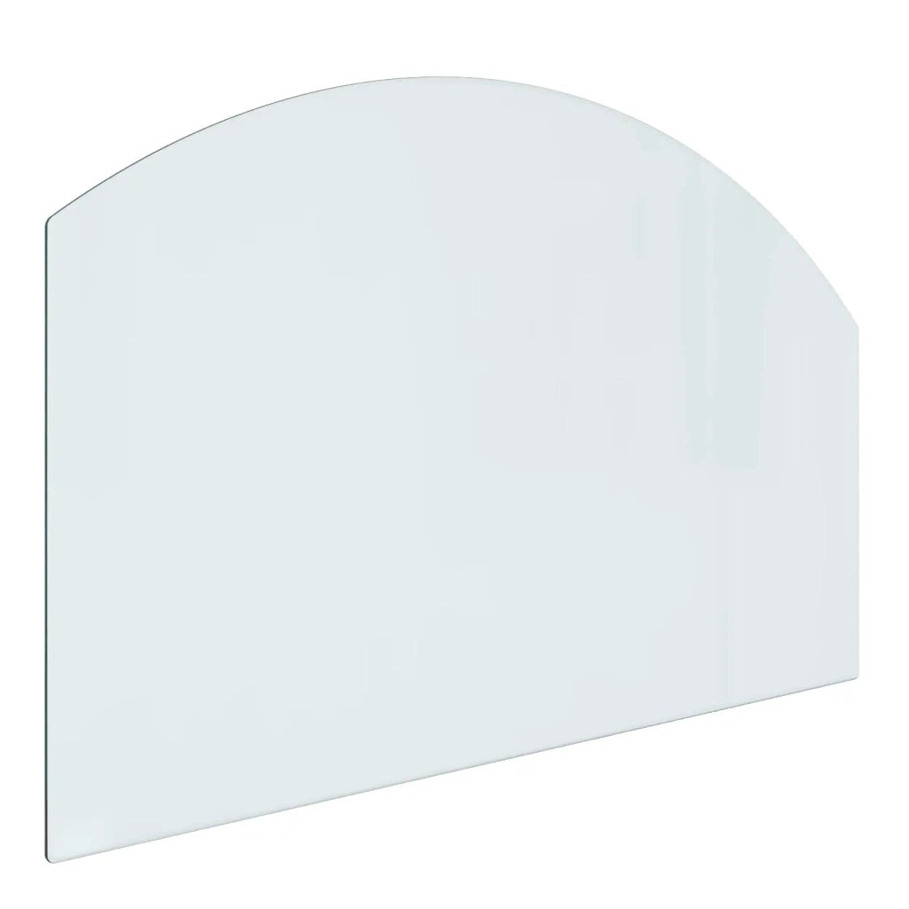 Piastra in vetro per camino Trasparente 80 x 50 cm Vetro 353880
