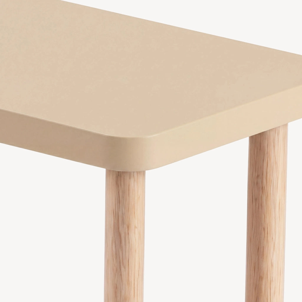 Scaffale da Terra Multiuso Nampernu a 3 Piani 62 x 40 x 18 cm - Color Crema [en.casa]