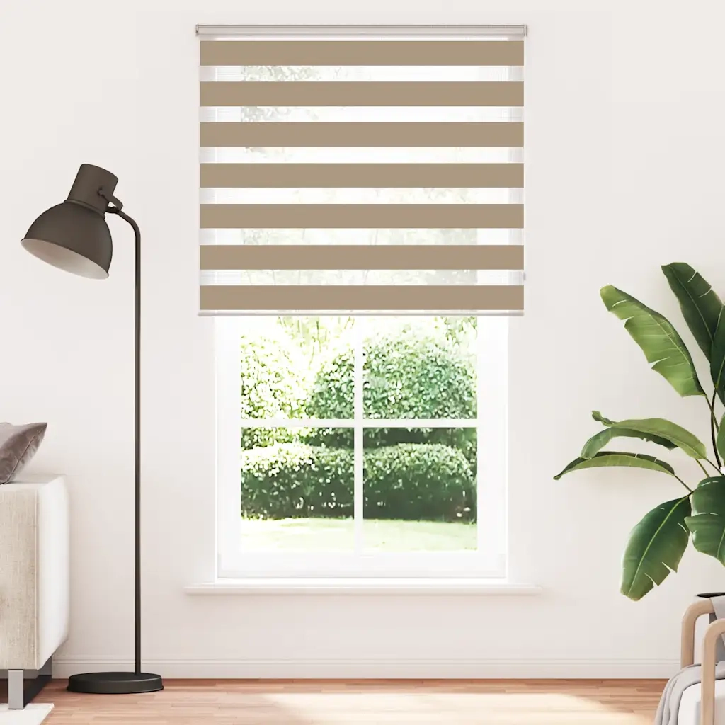 Tenda a Rullo Zebra Larghezza Tessuto 130,9 cm Poliestere 4014606