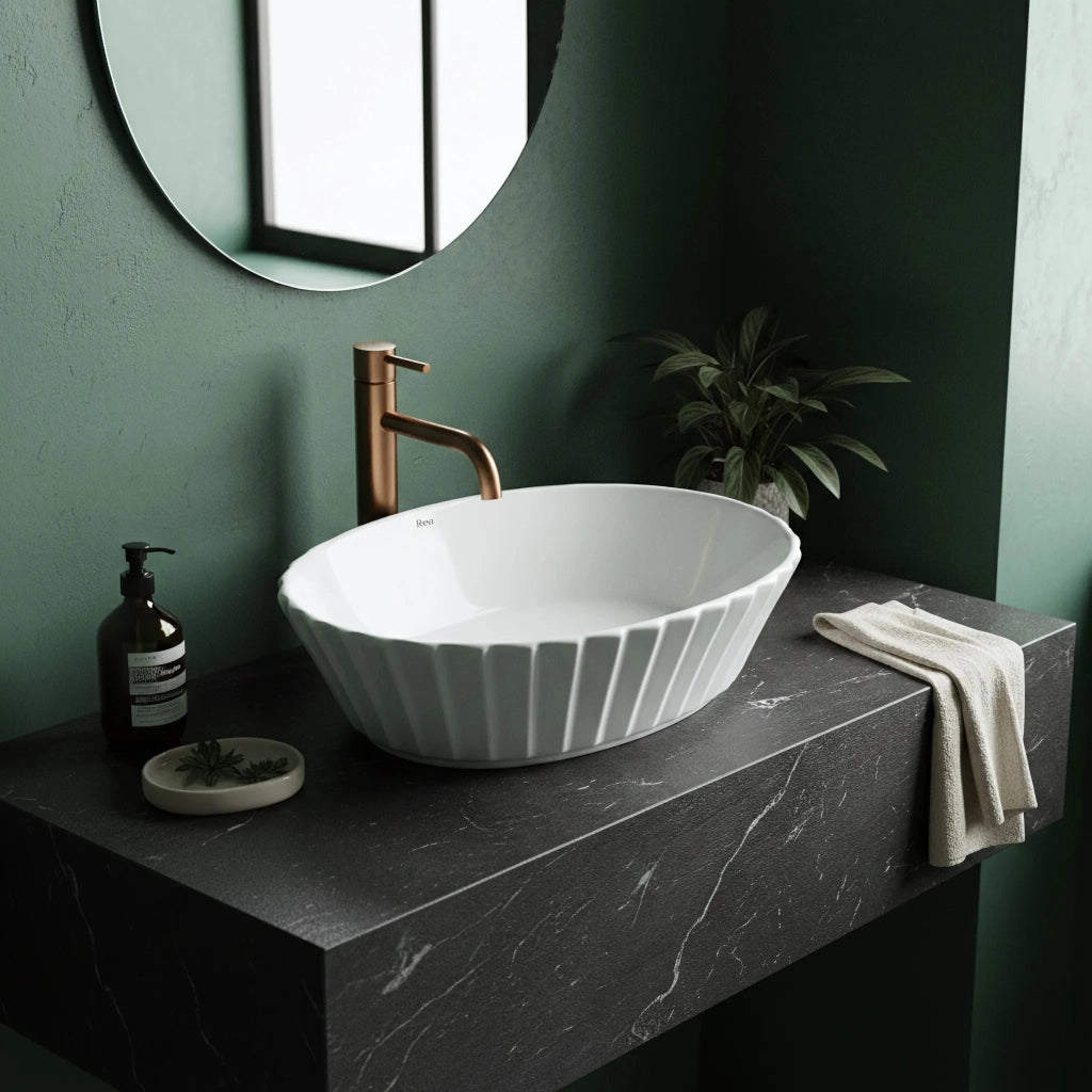 Lavabo Da Appoggio Rea Samanta