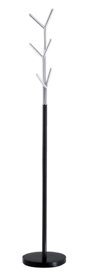Appendiabiti Hispanohogar metallo nero e cromo 175x31x31