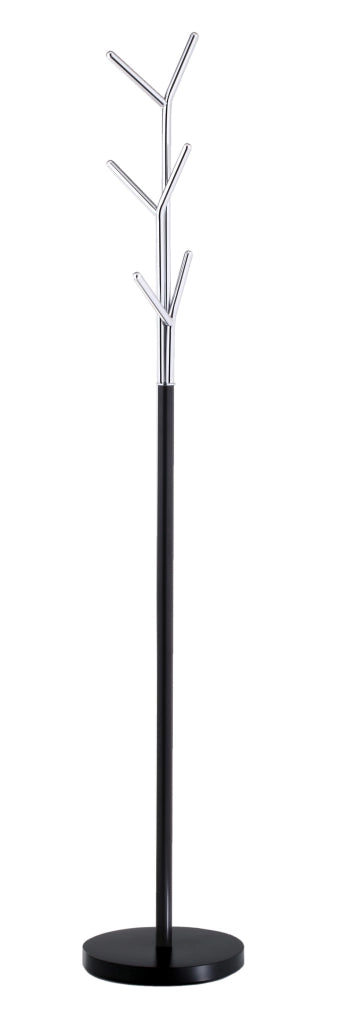 Appendiabiti Hispanohogar metallo nero e cromo 175x31x31