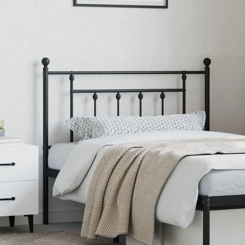 Testiera di Ricambio in Metallo Nero 107 cm 353567