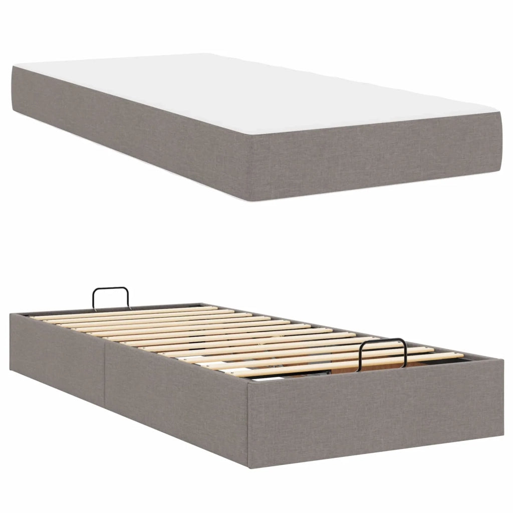 Struttura letto con materasso 2 pcs Talpa Tessuto 3399449