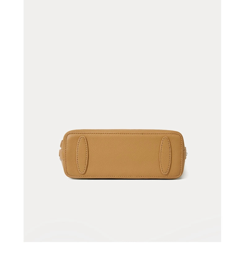Borsa a tracolla da donna in vera pelle, grande capacit¨¤, marrone