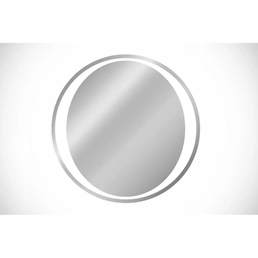 Specchio Bagno LED Rotondo 60 cm Retroilluminazione Bianca Design