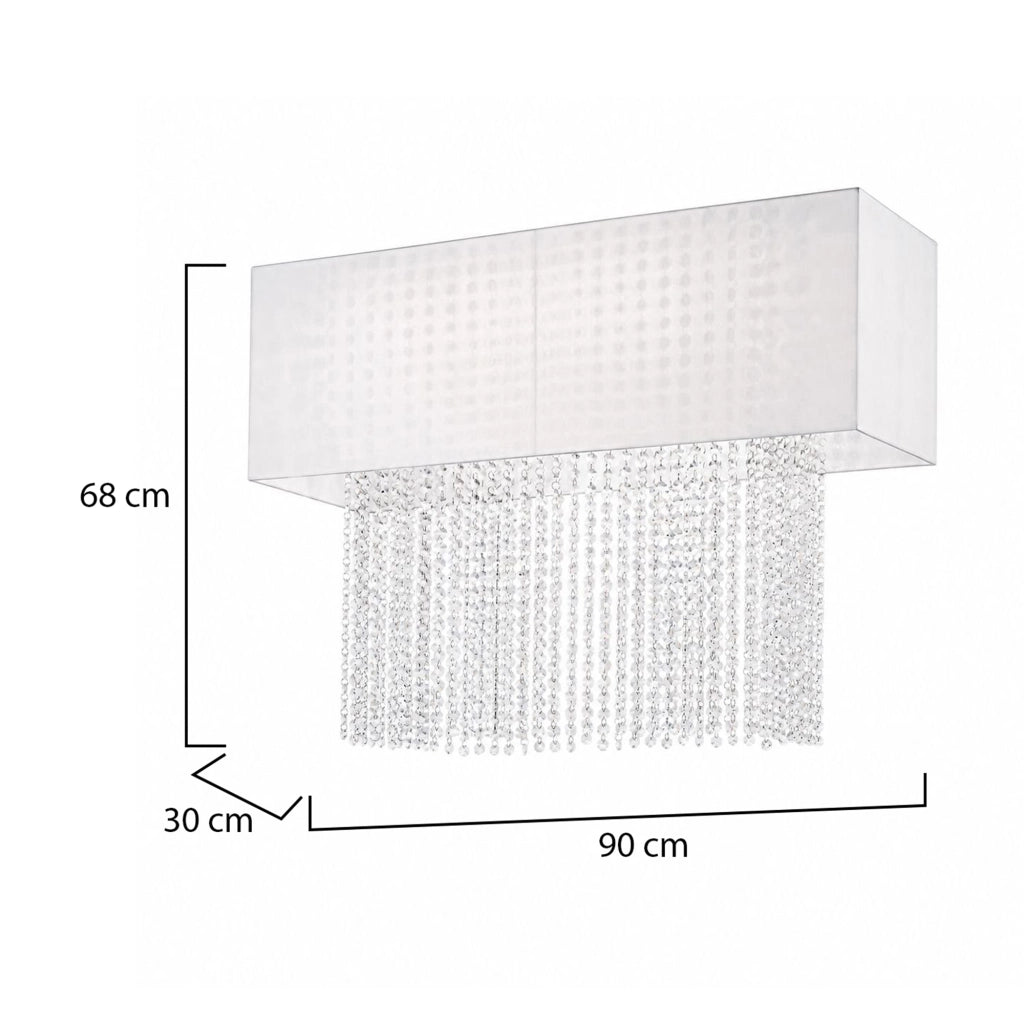 Osoppo, Lampada da Soffitto, Bianco