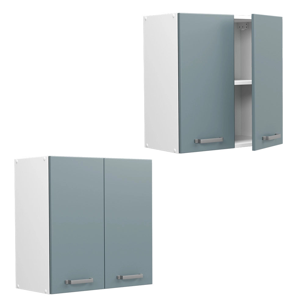 Vicco Pensile universale Grigio-blu 60 cm con porte