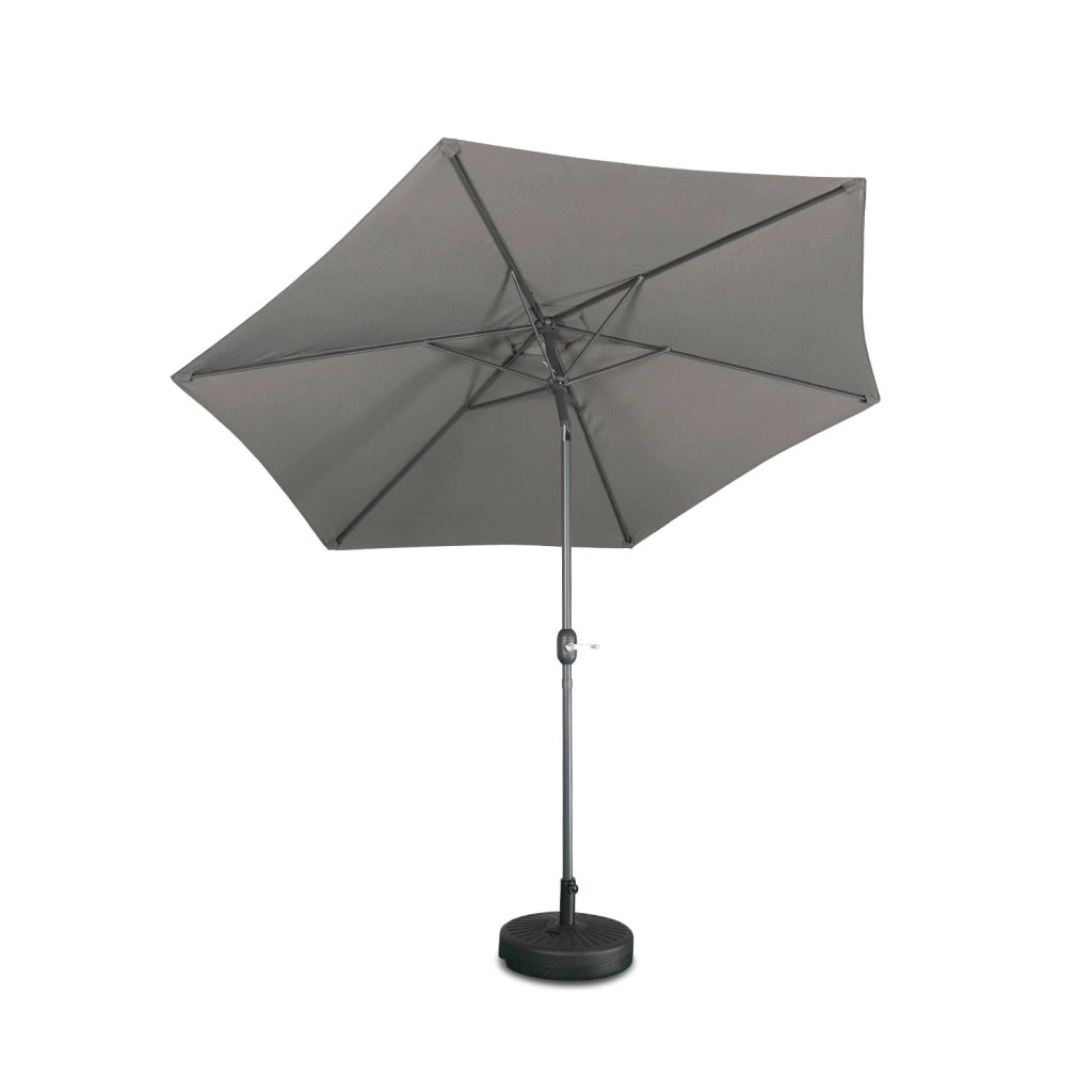 Ombrellone rotondo, ø3m, grigio