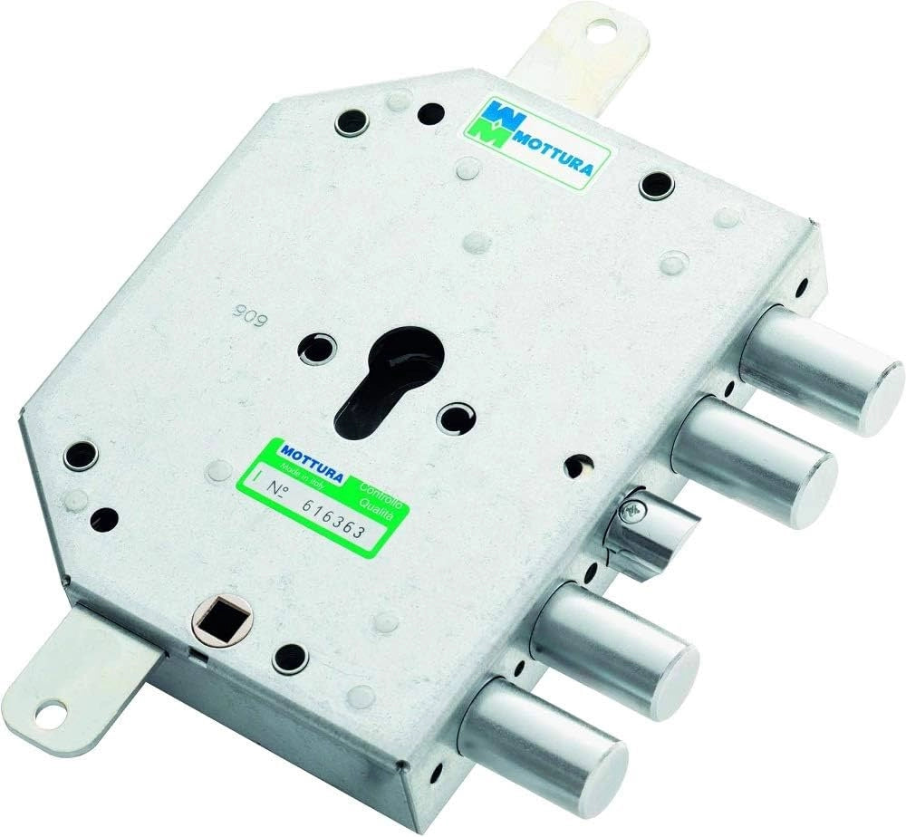 SERRATURA PORTE BLINDATE PER CILINDRO EUROPEO ART. 89C855 MOTTURA E60,5 Sx - MOTTURA