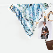 Sciarpa vintage da donna in seta