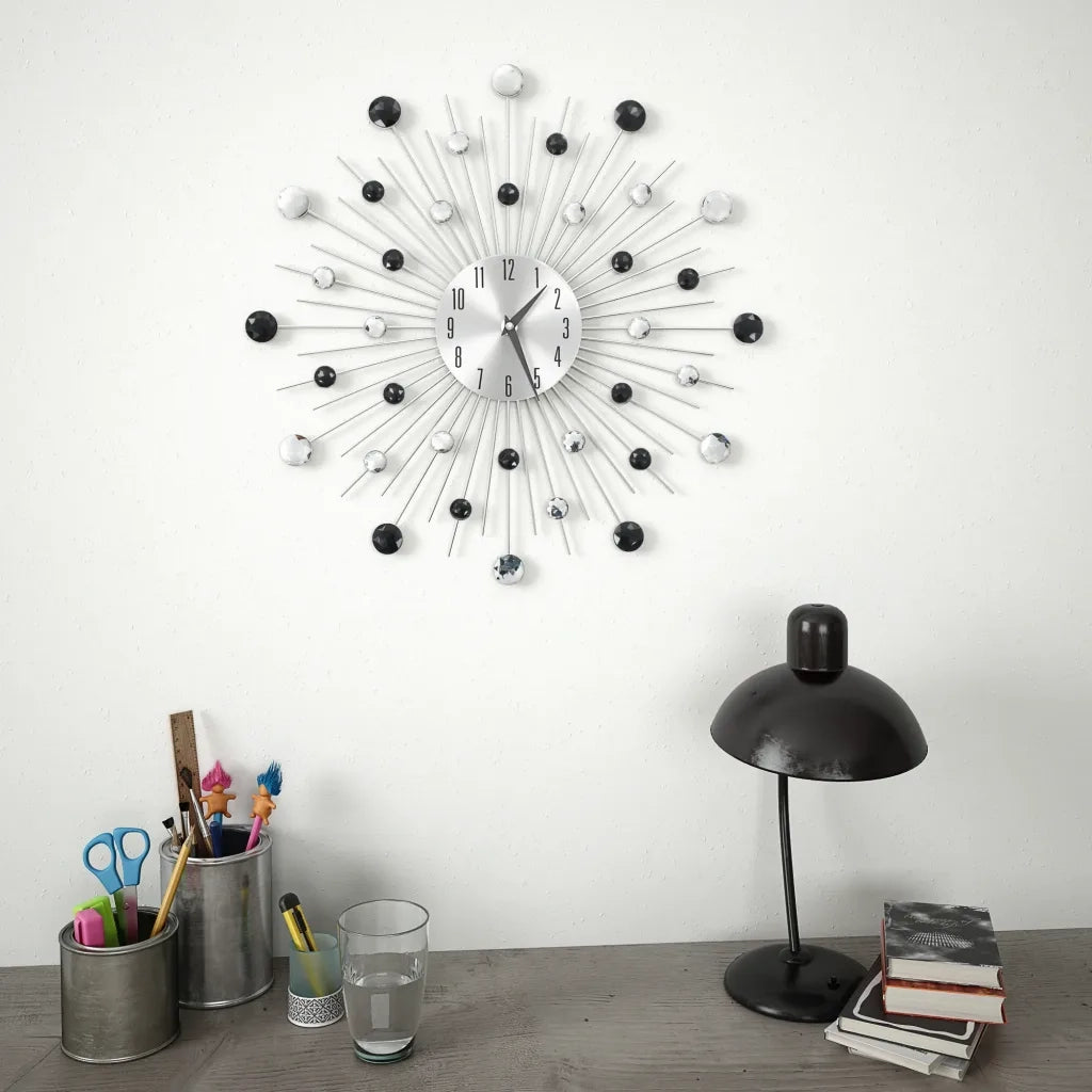 Orologio da Parete con Movimento al Quarzo Design Moderno 50 cm 50641