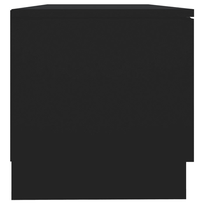 Mobile Porta TV Nero 80x35x36,5 cm in Legno Multistrato cod mxl 23456