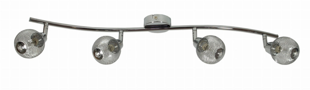 Candellux NOVEL plafoniera metallo cromata 4 luci G9
