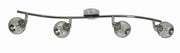 Candellux NOVEL plafoniera metallo cromata 4 luci G9