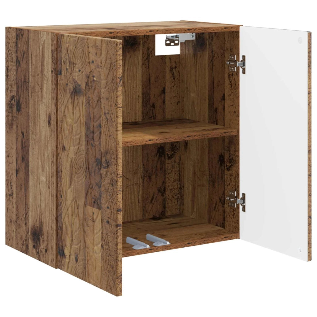 Mobiletto a muro Legno antico 59 x 31 x 60 cm